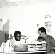 Carl Branch and James Magero at LRC in Barbados with HOPE.