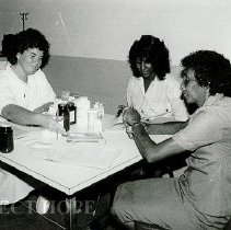 Unknown HOPE nurse and counterpart in Grenada in 1984.