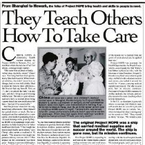 Parade Magazine article on China.