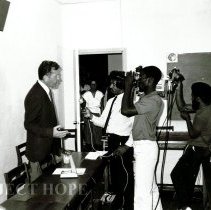 Robert Burastero at Conference in Grenada in 1987 with HOPE.
