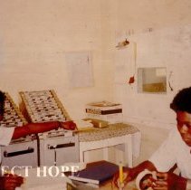 W Knight, nurse in Antigua with Project HOPE 1980.