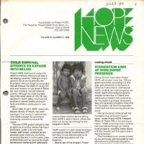 HOPE News Vol. 24, No. 2  1986