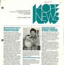 HOPE News Vol. 24 No. 3  1986