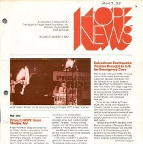 HOPE News Vol. 25, No. 1  1987