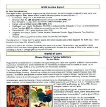 The Bulletin of the Project HOPE Alumni Association  Fall 2008