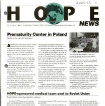 HOPE News Vol. 27, No. 3 1989