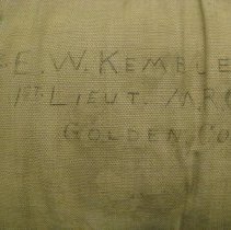 Kemble hand-written detail