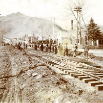 Laying Track for the Denver & Northwestern in Golden