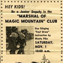 Magic Mountain Marshal Club ad