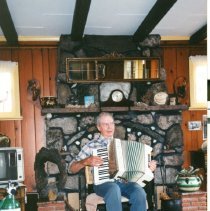 Norman Ralston playing accordian
