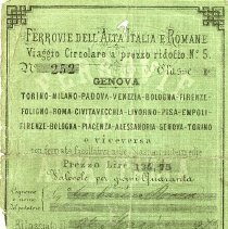 Garbareno Family  Italian travel passport