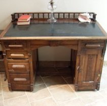 Golden Library desk