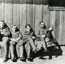 Uncle Bill Todd with WWI buddies