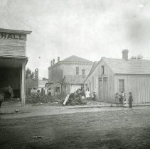 Lawrence Hall after the 1896 flood
