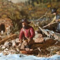 Mining Diorama-WPA Era, detail