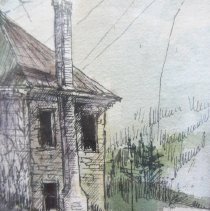 Astor House, 1972 detail with signature