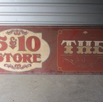 The Fair 5 & 10 Store sign