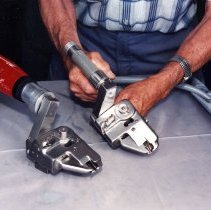 Ruben Hartmeister with back surgery tools