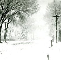 Snow on Garrison Street