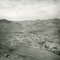 Golden panorama looking west