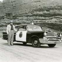 Sheriff Arthur Wermuth and 1957 Patrol Car