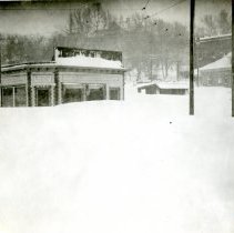 Quaintance Block in 1913 blizzard