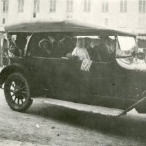 Car in an Armistice Day Parade
