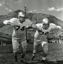Marv Kay #74 and Craig Martensen #78