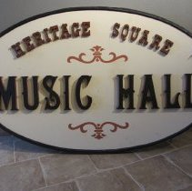 Heritage Square Music Hall sign