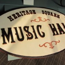 Heritage Square Music Hall sign