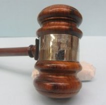 Golden City Mason gavel