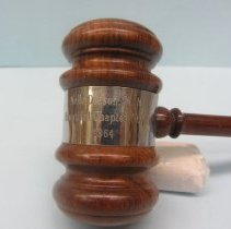 Golden City Mason gavel