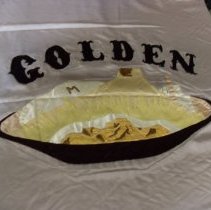 Golden Centennial flag detail