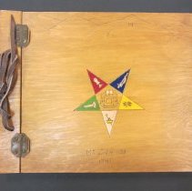 Order of Eastern Star scrapbook