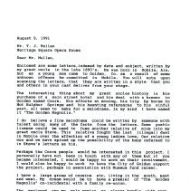 Steve Forbes correspondence