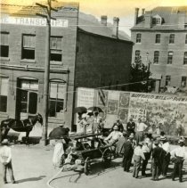 Golden Fire Department pump cart exhibition