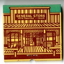 East Tincup, Colorado matchbook, back