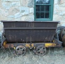 Rockwell Clay Mine ore car at Nederland Mining Museum