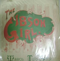 Sheet music "The Gibson Gir March Two-Step"
