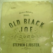 Sheet music: "Old Black Joe"