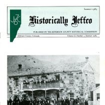 Summer 1989 Historically Jeffco