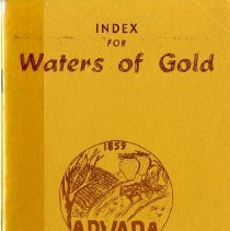 Index for Waters of Gold Arvada: 1850-1870