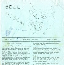 Bell Junior High School newsletter, volume 1, No.5