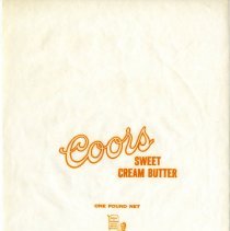 Coors Sweet Cream wrapper