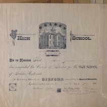 Grace Jameson Golden High School diploma