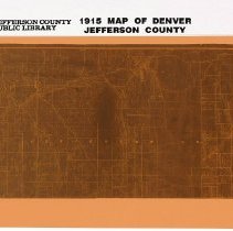 Color negative microform of 1915 map of Denver, Jefferson County