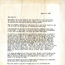 G. Brown 1957 letter