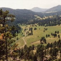 View of landscape looking west from White Ranch Road