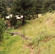 Water pipe leading to Centennial House