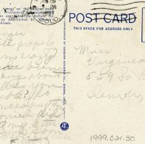 Postcard: Buffalo Bill's Grave by Moonlight side 2